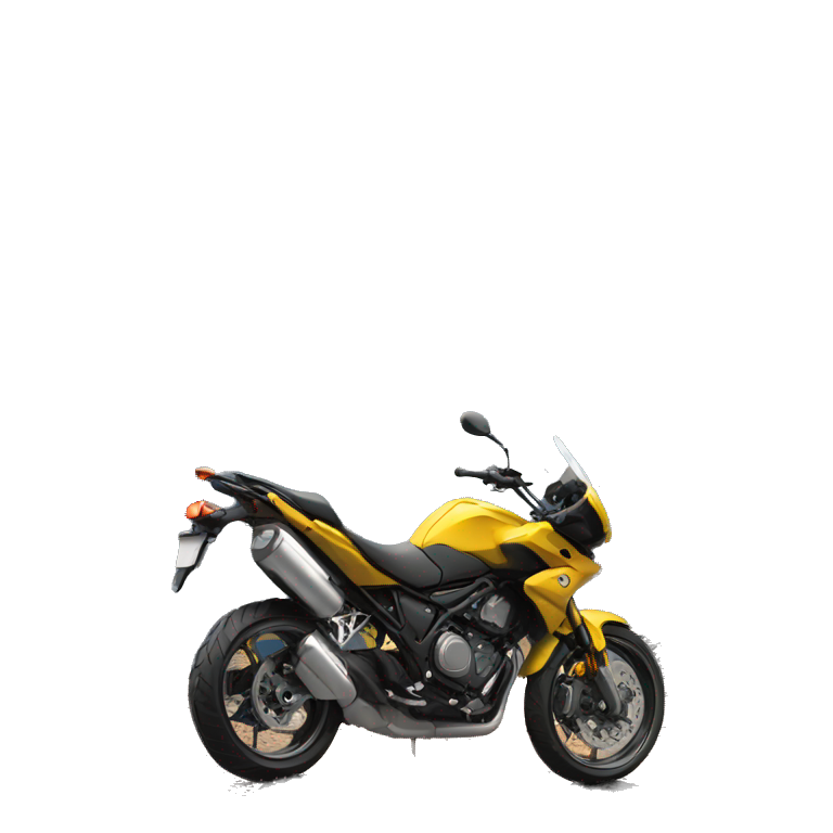 Motorbike on mountain  emoji