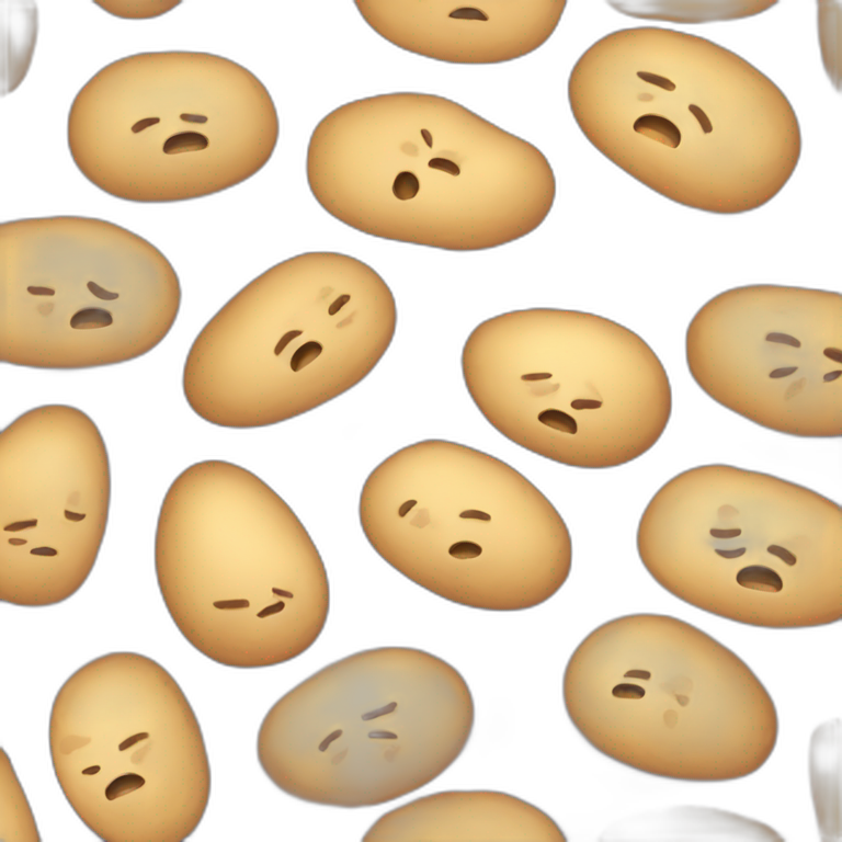 sad potato goodnight emoji