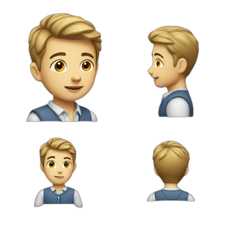 Smart boy  emoji