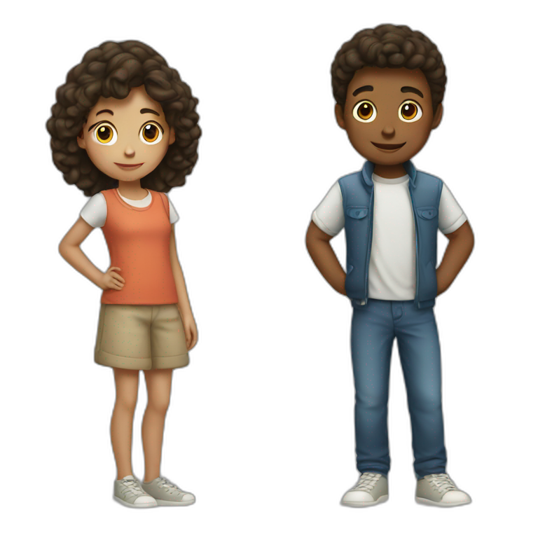 boy and girl  emoji