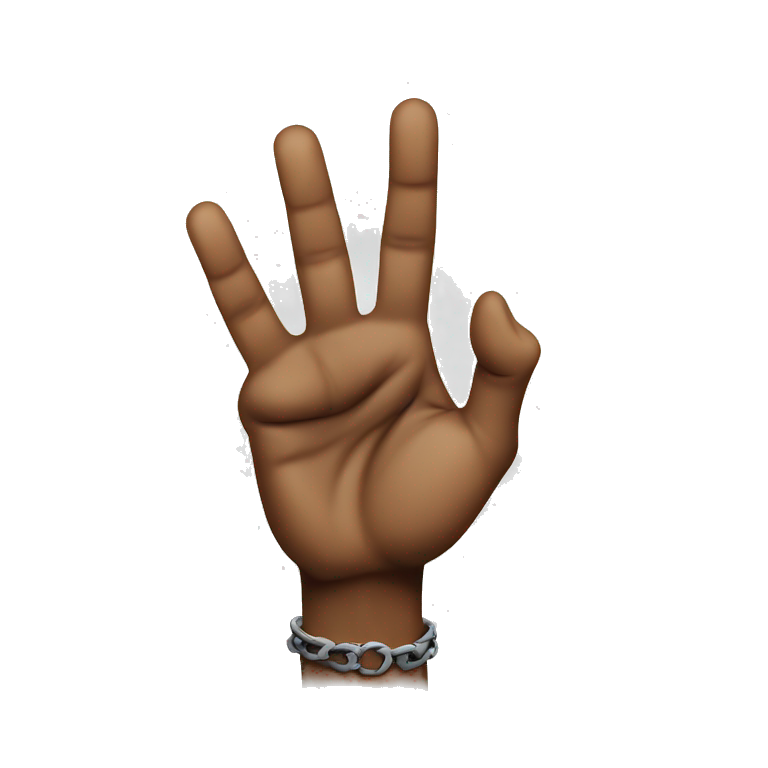 2pac hand sign emoji