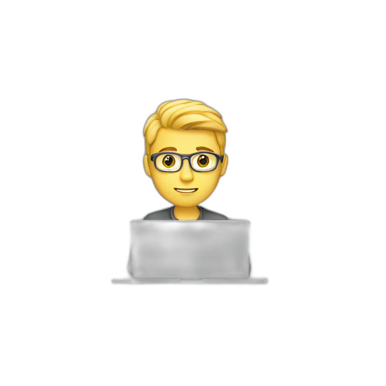 white-guy-coding-on-laptop emoji