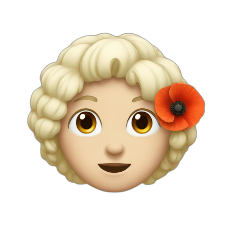 poppy emoji