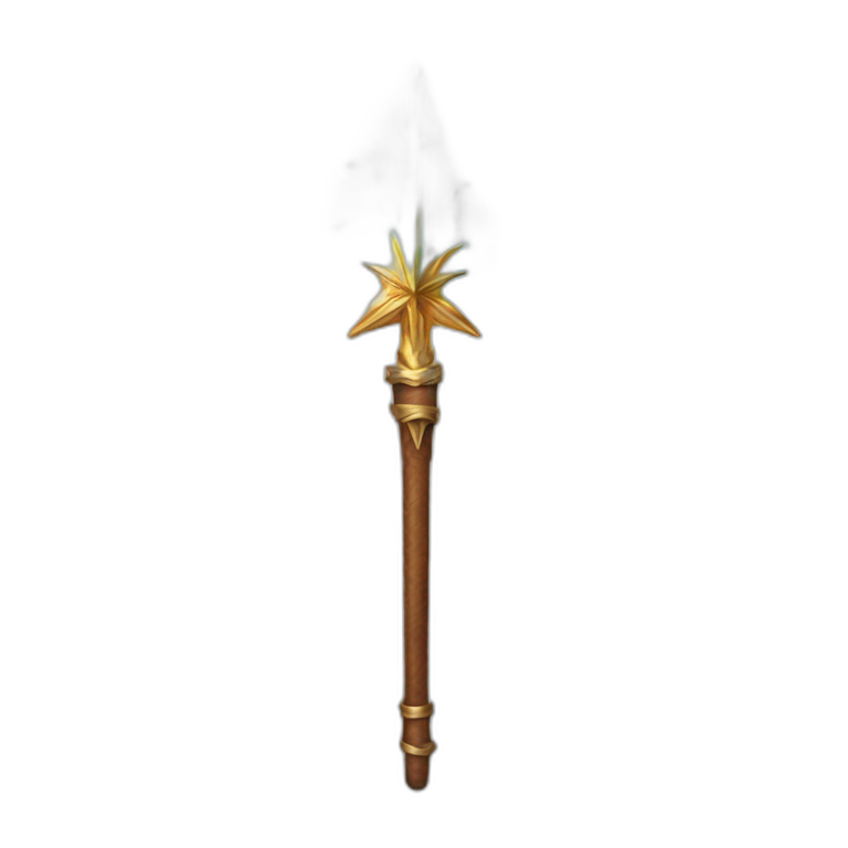 Magic wand from Harry Potter emoji