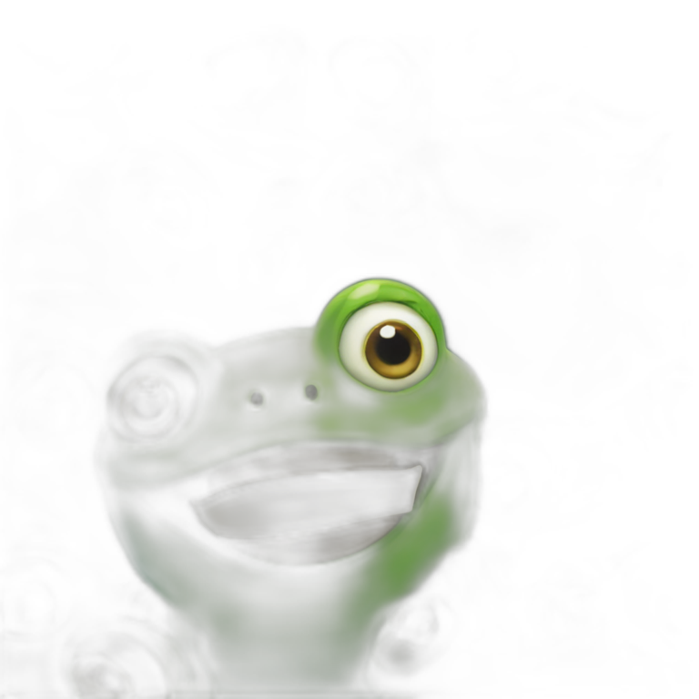 amazed frog emoji