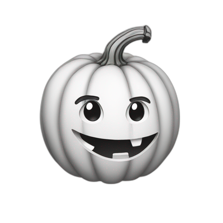 a pumpkin for coloring page emoji
