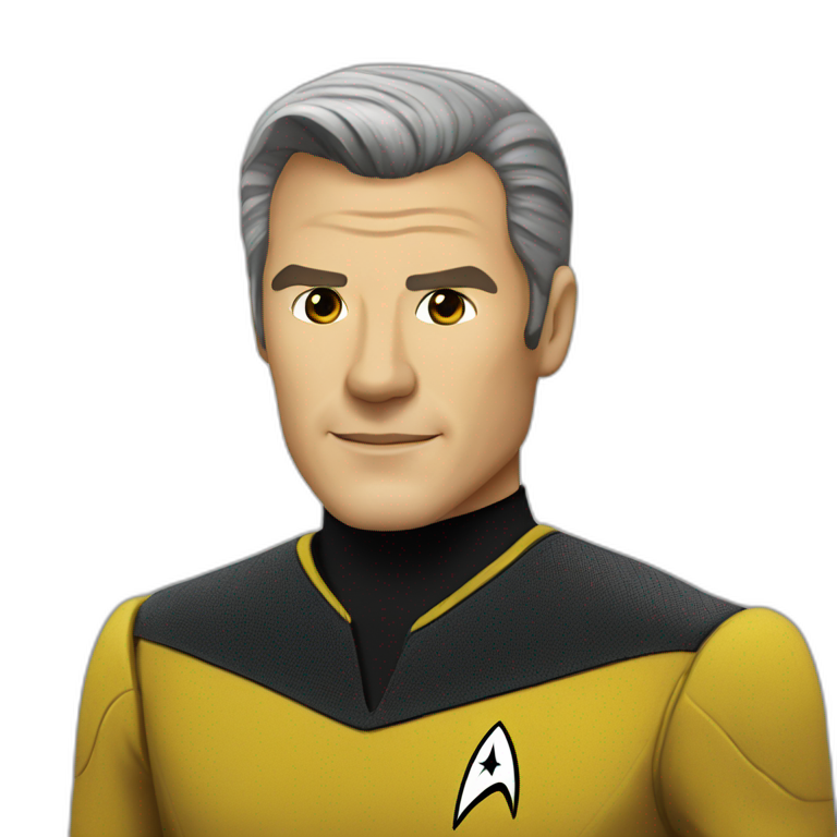 Star Trek captain Pike emoji