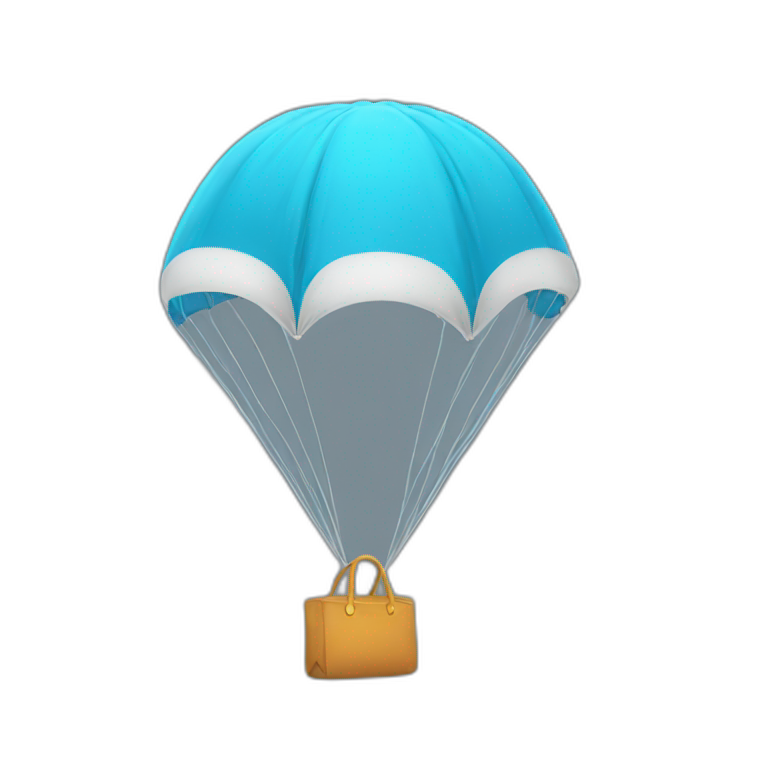 Parachute emoji