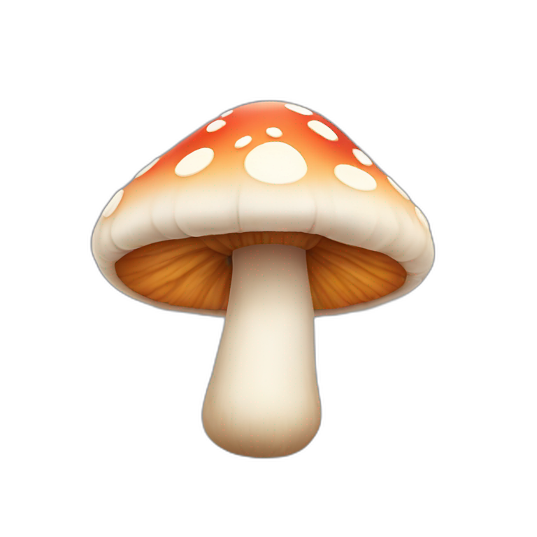 cute mushroom emoji