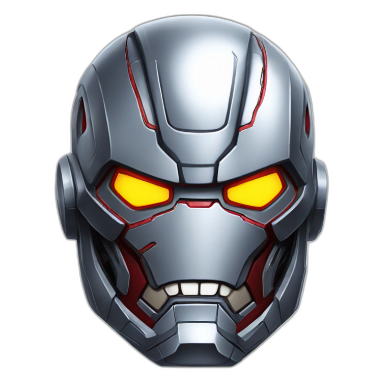 Angry ultron holding emoji