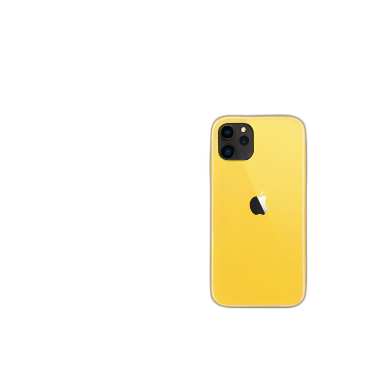 Yellow iPhone 11 emoji