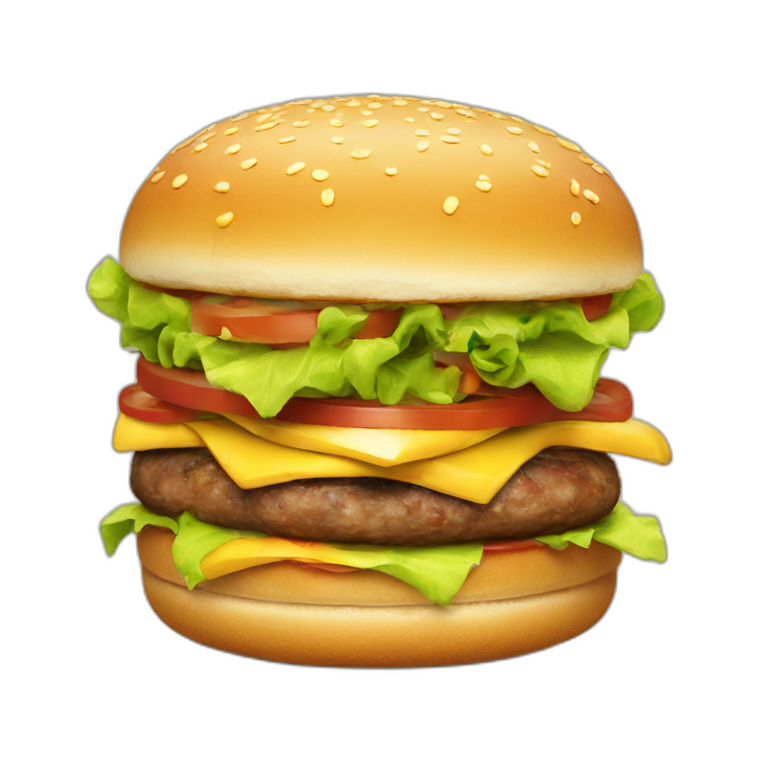 goofy ahh burger emoji