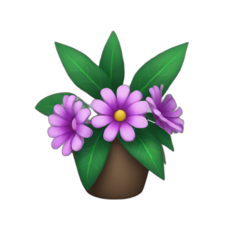 Flower trap emoji