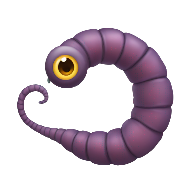 worm emoji