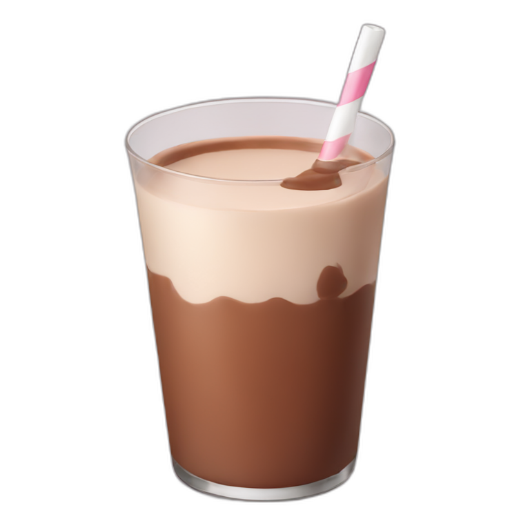 chocolate milk emoji
