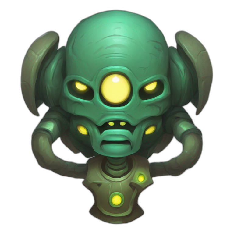 alien temple scifi roguelike rpg style inspired by slay thee spire emoji