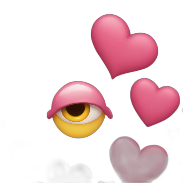 hearts in eyes emoji