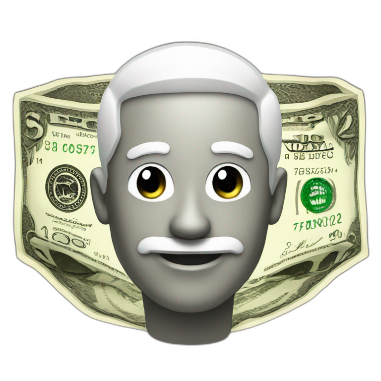 toon dollar icon emoji
