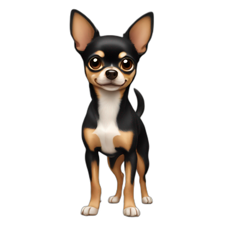 Chihuahua Black tan emoji