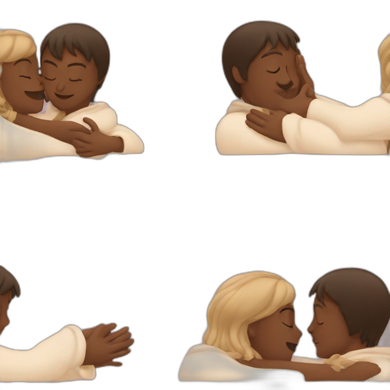 hug and kiss emoji