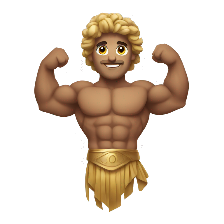 Greek ancient bodybuilder  emoji