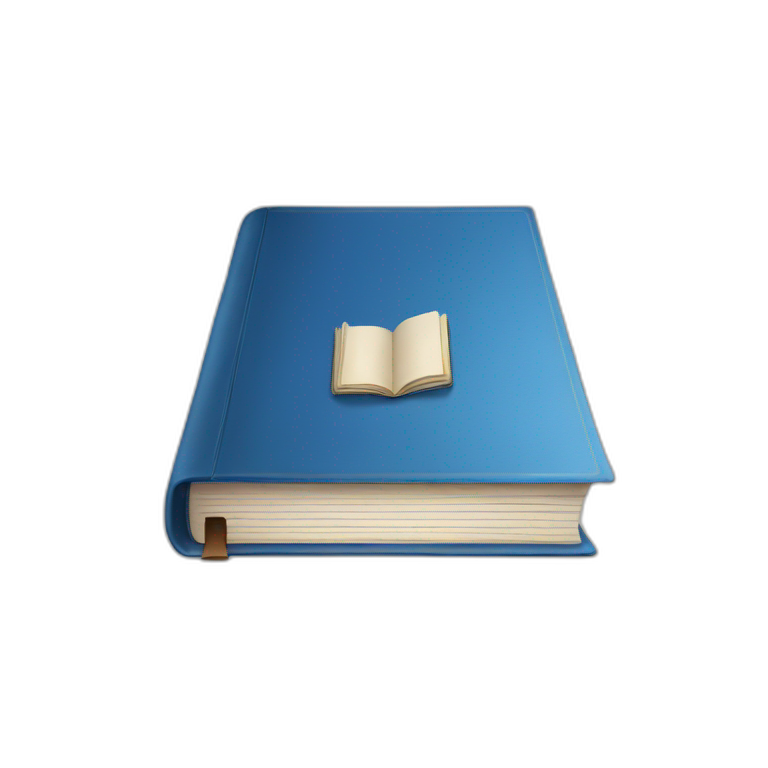 blue book emoji