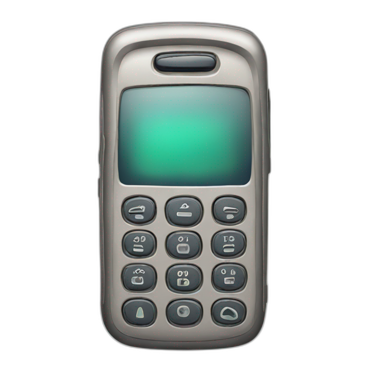 Old cell phone emoji