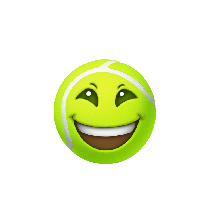 happy Tennis ball emoji