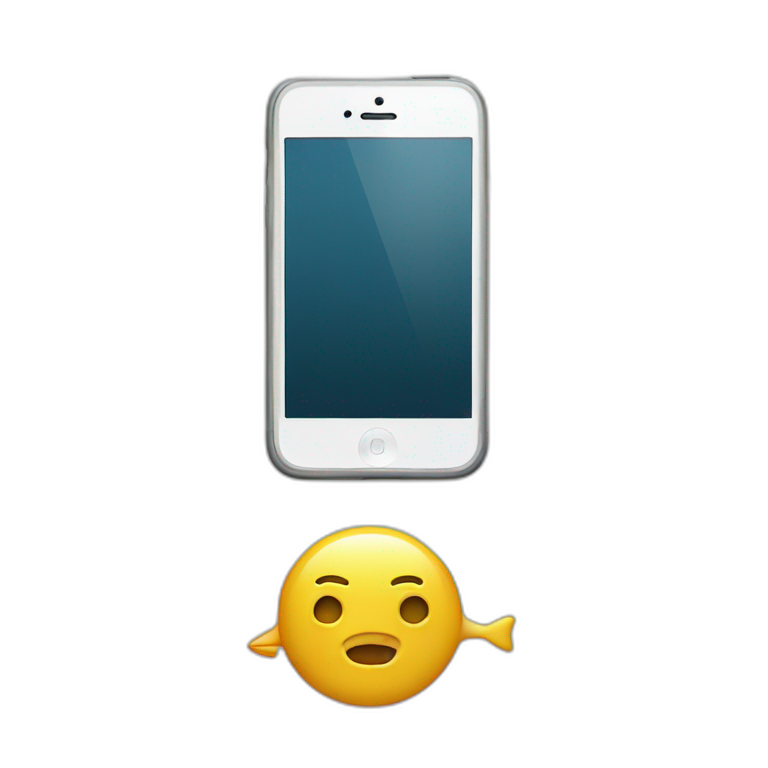 iPhone versus squale emoji