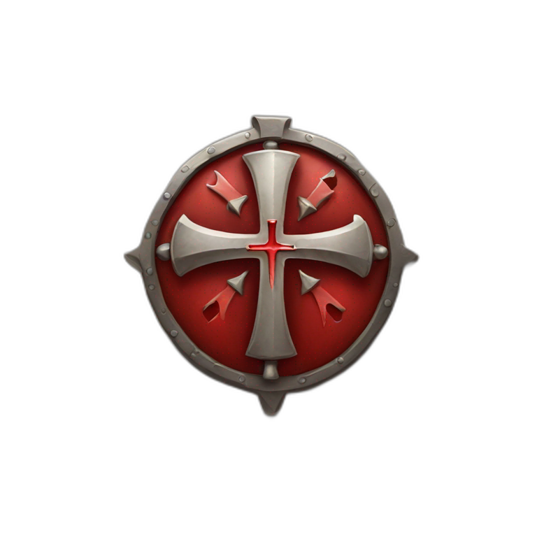 Red Templar Cross emoji
