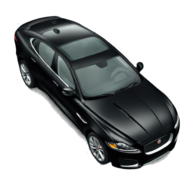 Black jaguar car emoji