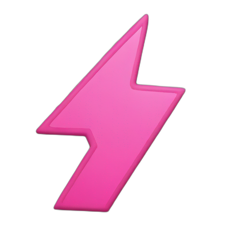 pink arrow going up emoji