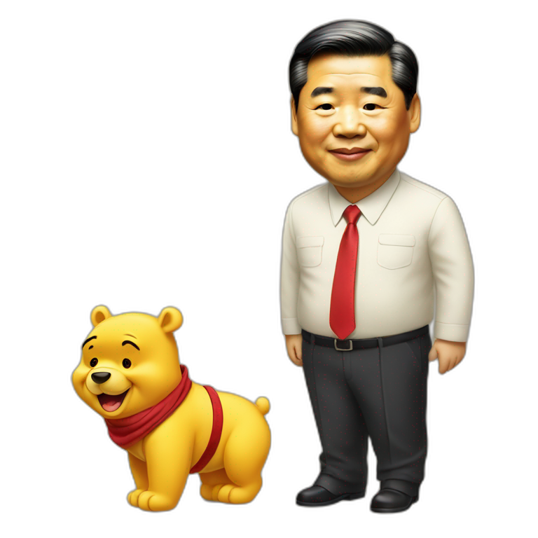Xi jinping + winnie the pooh emoji