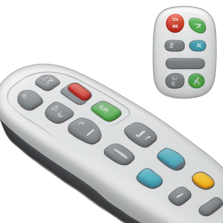 tv remote control emoji