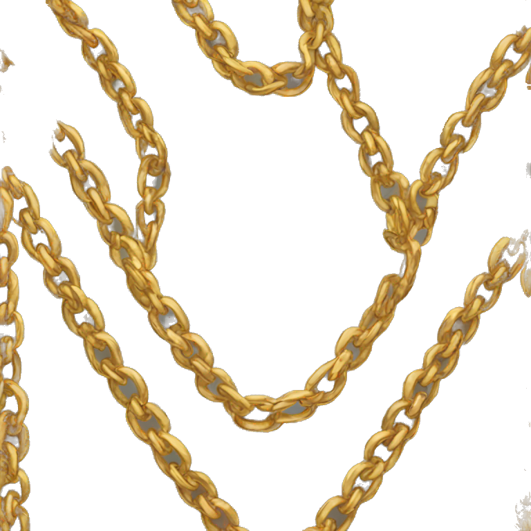 gold CHAIN emoji AI Emoji Generator