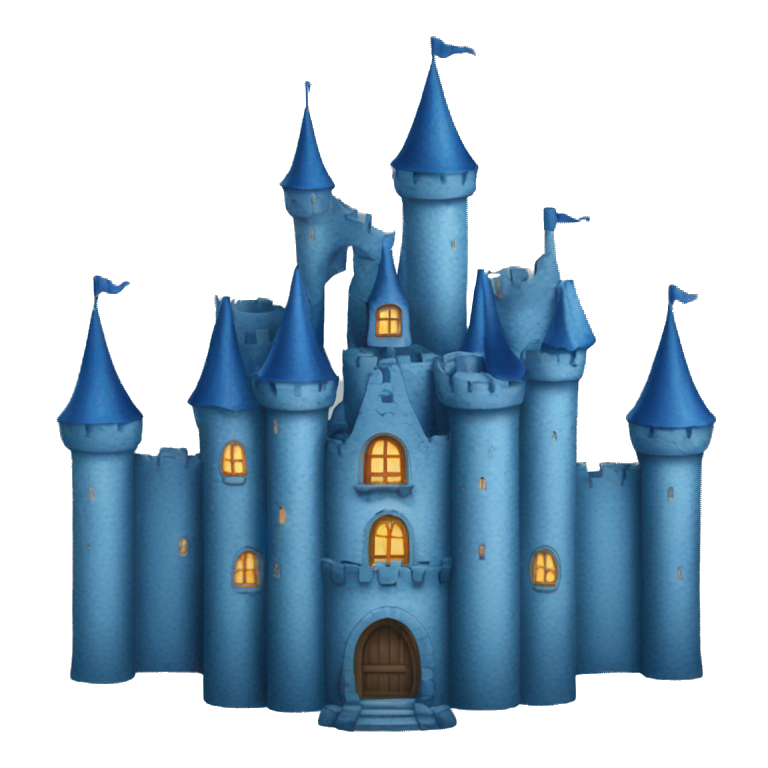 Blue castel emoji