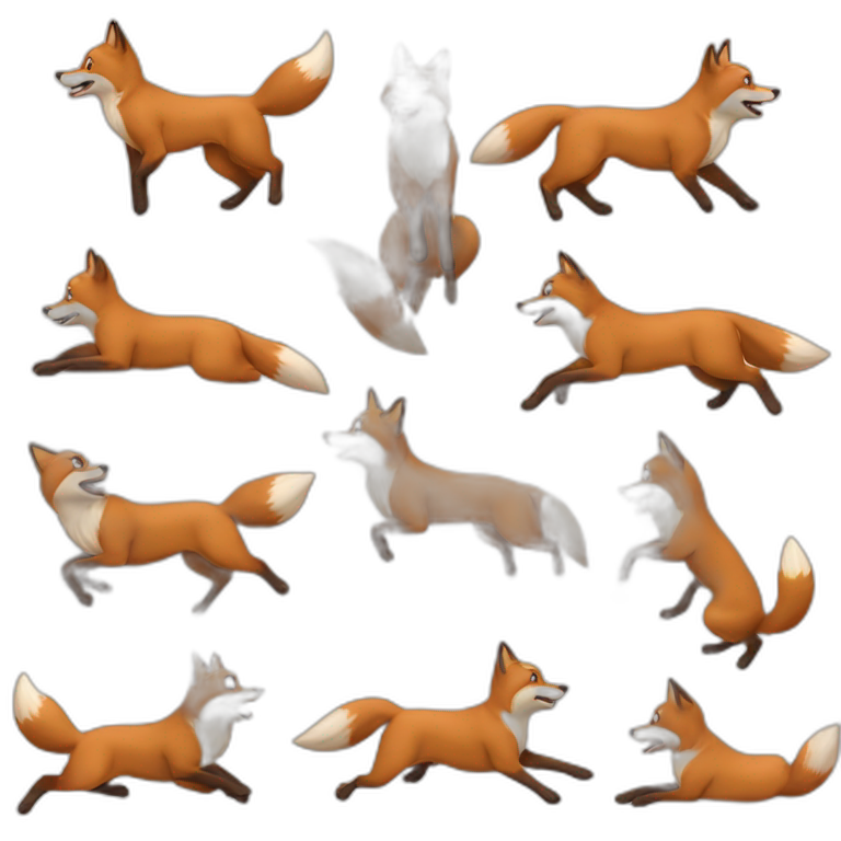 the quick brown fox jumps over the lazy dog emoji