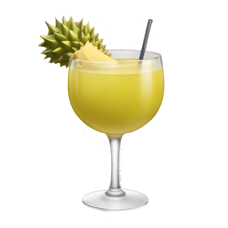 Durian cocktail emoji