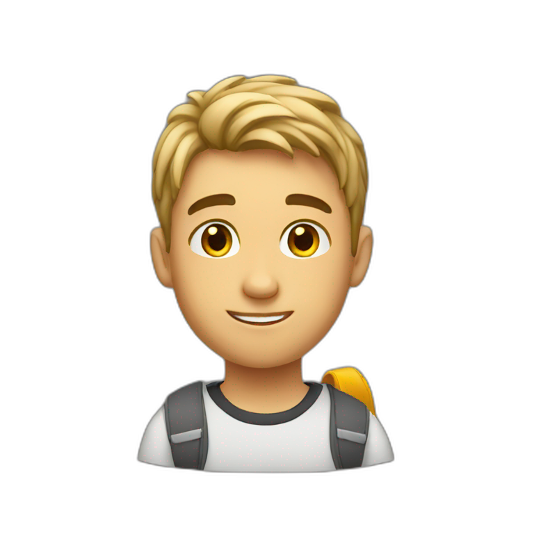 Student boy emoji