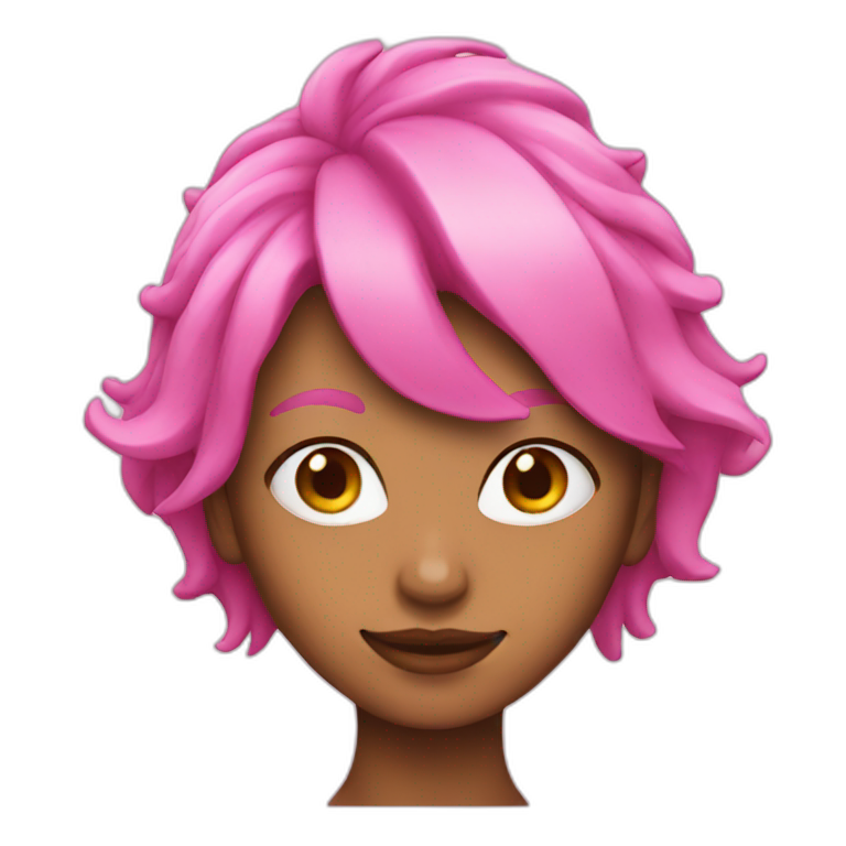 woman pink dragon emoji