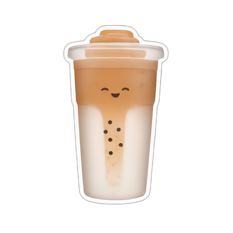 Speech bubble tea emoji