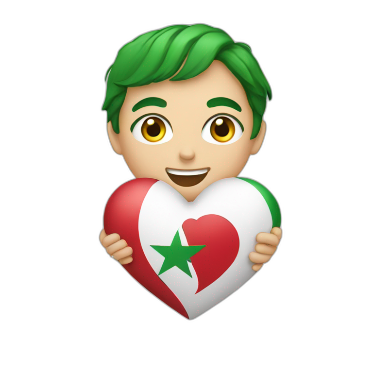 heart algeria emoji