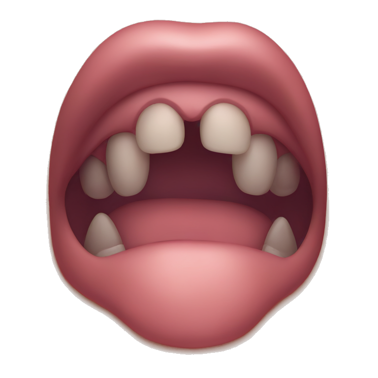 girl with open mouth gaze emoji