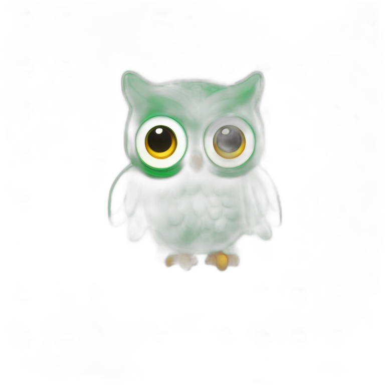 Duolingo green owl mascot wore Squid Game emoji