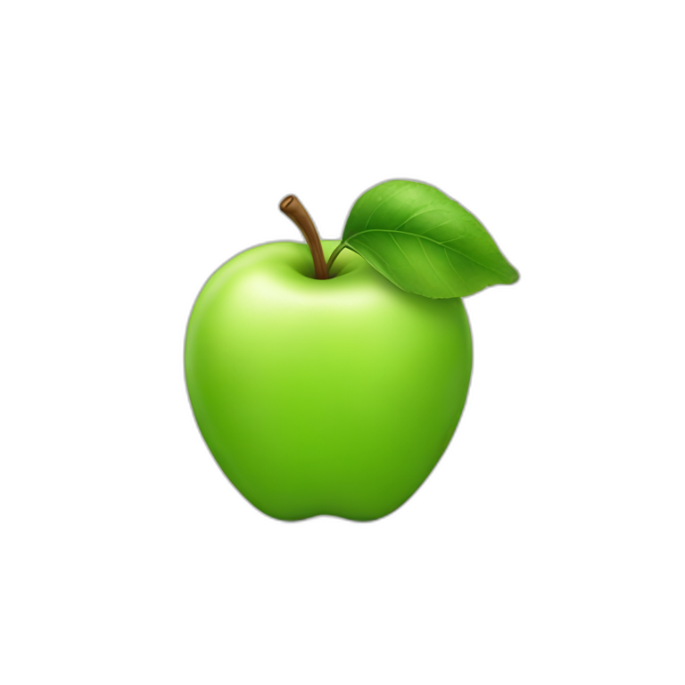 Green-apple emoji