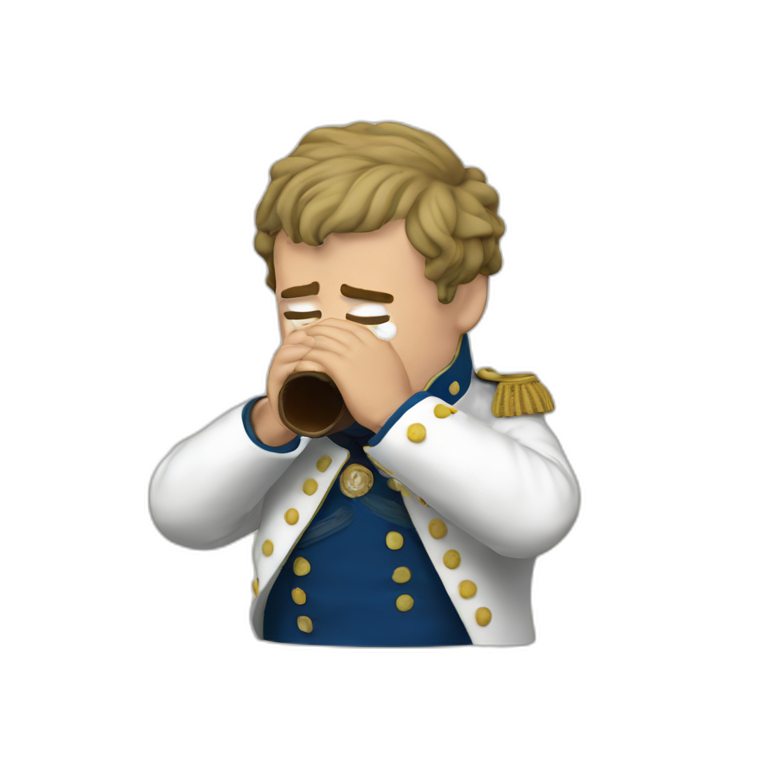 Napoleon vomiting emoji
