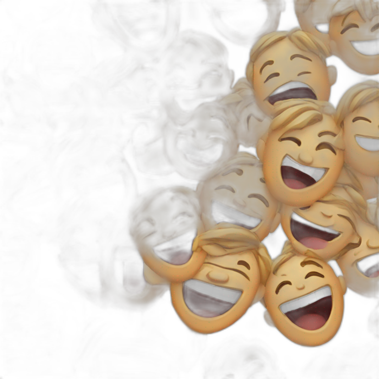 Boy laughing loudly emoji