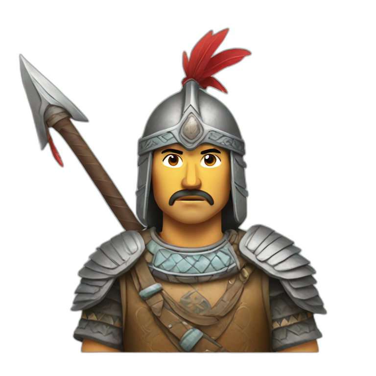 ancient turkic warrior emoji