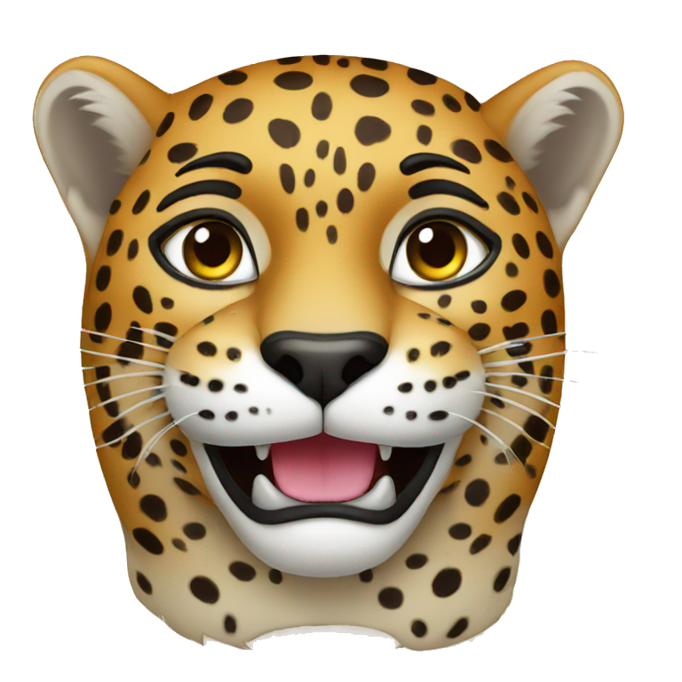 Sweet jaguar emoji