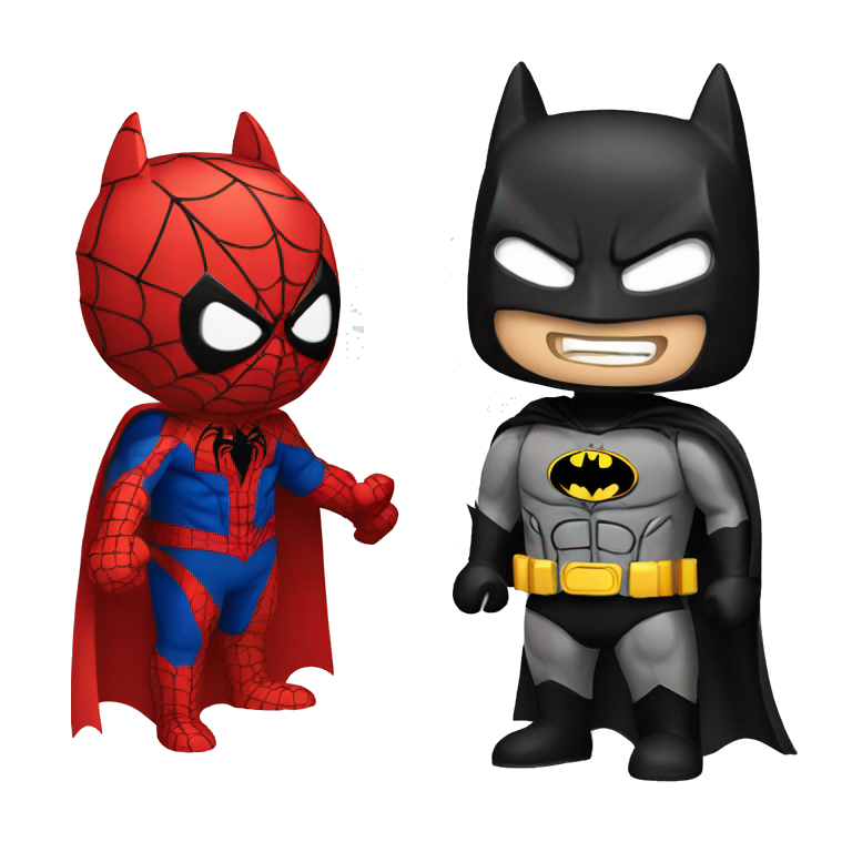 Batman vs spiderman  emoji
